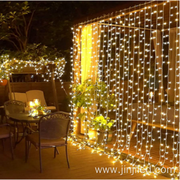 LED Curtain Icicle String Lights